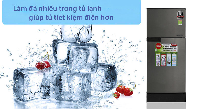 Làm đá nhiều trong tủ lạnh có giúp tủ tiết kiệm điện hơn không ?