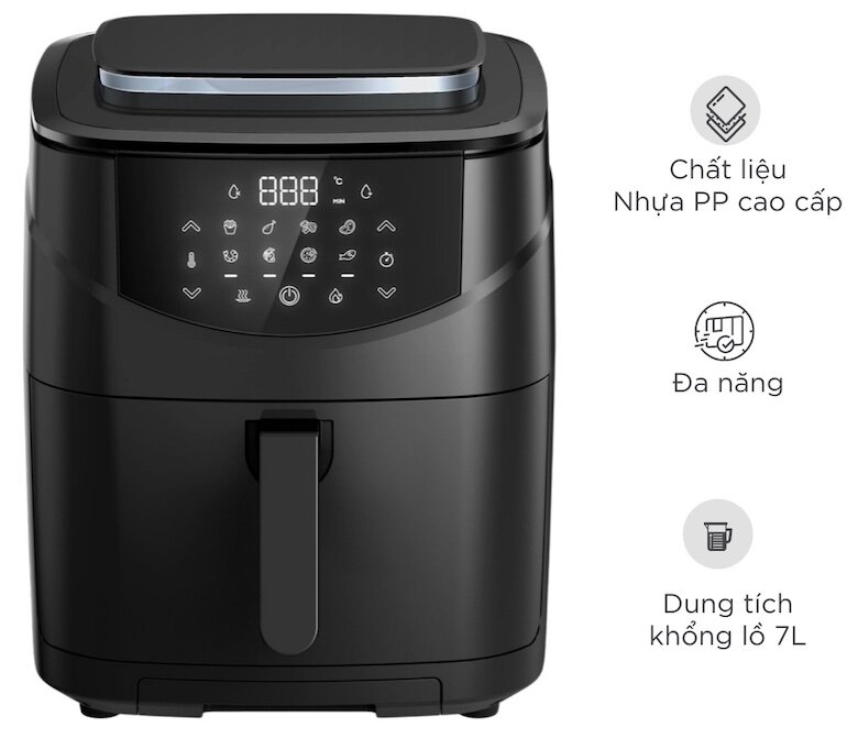 Nồi chiên không dầu Mishio MK-302