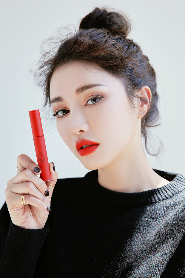 Bảng màu son kem 3CE Velvet Lip Tint