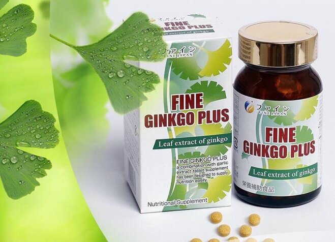  Fine Ginkgo Plus Nhật Bản chăm sóc sức khỏe các thành viên trong gia đình rất hiệu quả