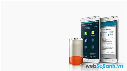 Với Ultra Mode Power Saving có trên Galaxy J7 bạn sẽ không phải lo lắng khi dung lượng pin điện thoại của mình