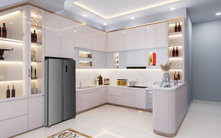 Tủ lạnh Sharp Inverter 563 lít SJ-SBX530V-SL 