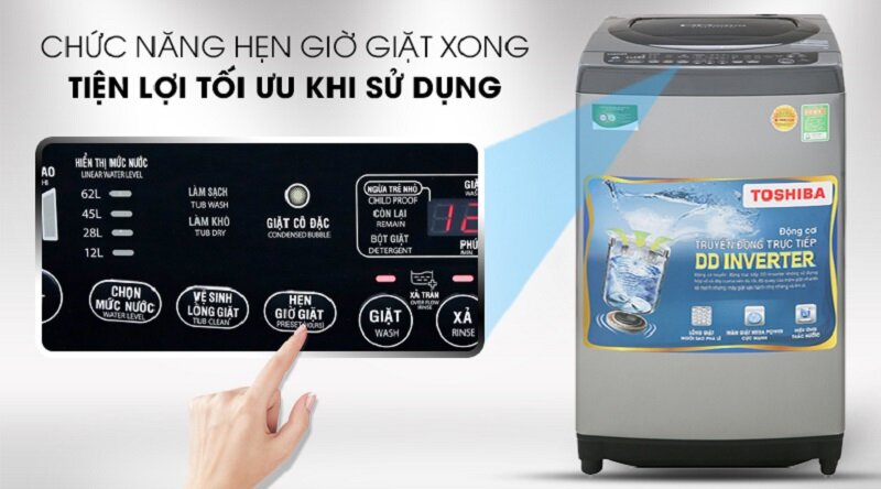 TOP 5 máy giặt Toshiba cửa trên 9kg đáng mua năm 2025
