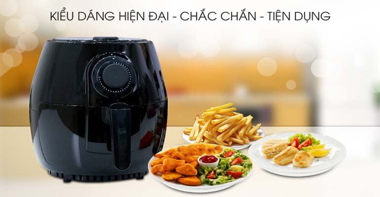 nồi chiên không dầu Mishio