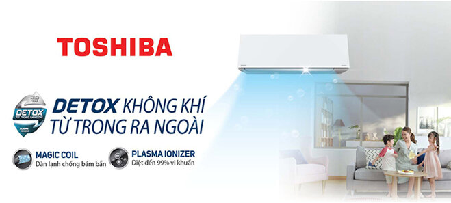 điều hòa detox toshiba