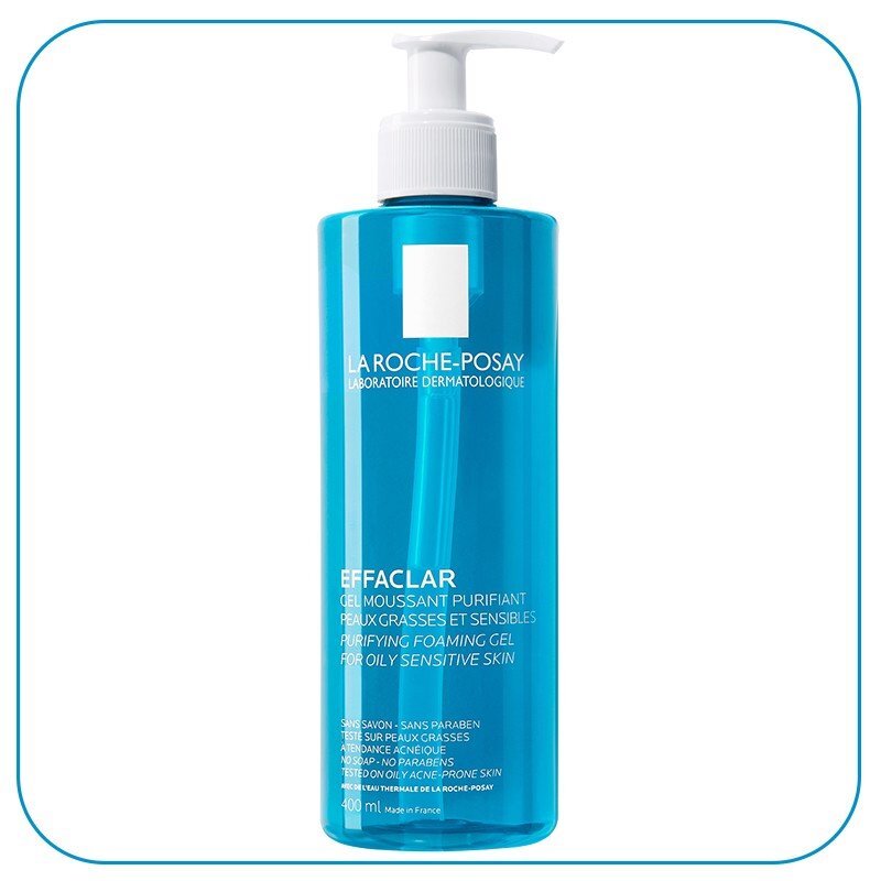 Sữa rửa mặt trị mụn tạo bọt cho da dầu La Roche Posay Effaclar