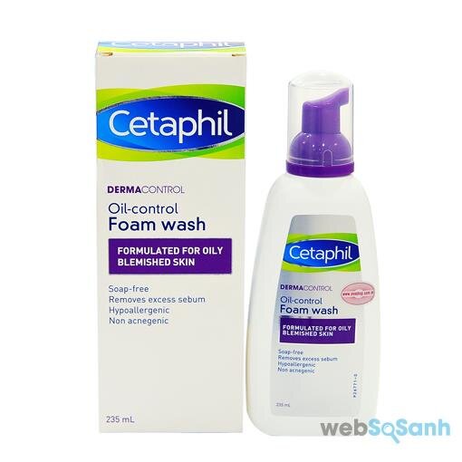 sữa rửa mặt cetaphil dermacontrol oil-control foam wash giá bao nhiêu tiền