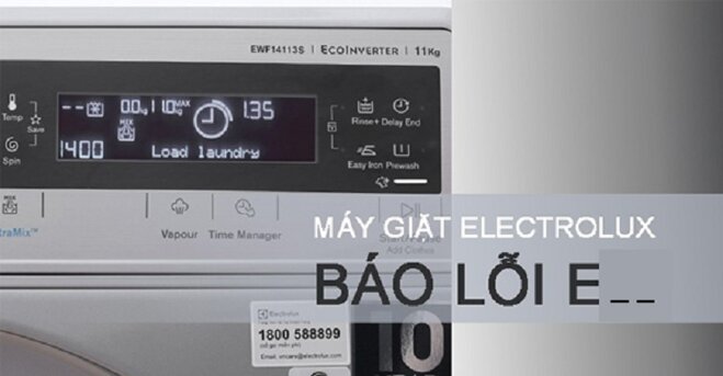 Mã lỗi máy giặt Electrolux