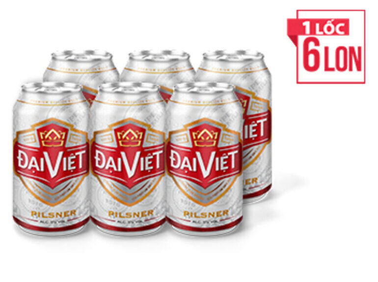 Bia lon Đại Việt Pilsner 330 ml