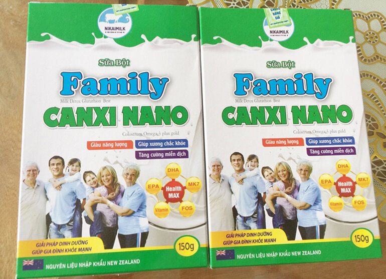 Sữa bột Family Canxi Nano