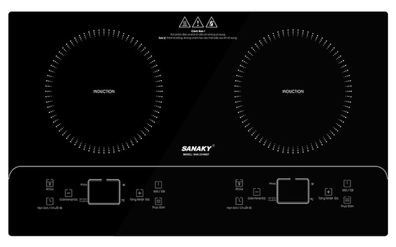 Bếp từ đôi Sanaky SNK-231WBT giải pháp nấu ăn nhanh gọn và an toàn