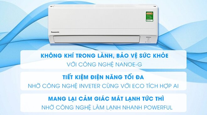 điều hòa Panasonic Inverter 1 HP CU/CS-PU9XKH-8M 