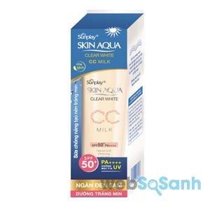  Sunplay Skin Aqua Clear White CC Milk SPF50+, PA++++