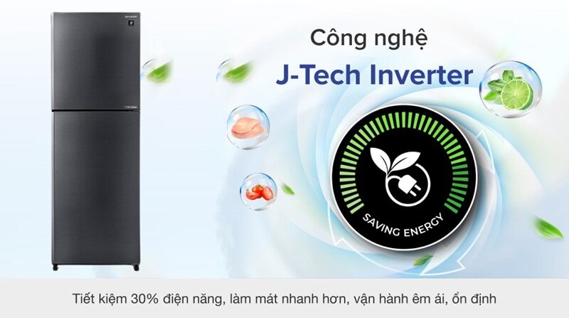 Ưu nhược điểm của tủ lạnh Sharp Inverter 198 lít SJ-X198V-DG/SL