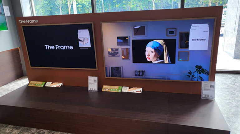 Tivi The Frame thuộc series Lifestyle TV, khách hàng có thể trải nghiệm ngay tại Samsung Plaza.