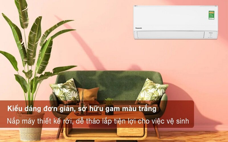 dàn lạnh điều hòa Panasonic Inverter 1 HP CU/CS-PU9ZKH-8M có thiết kế sang trọng