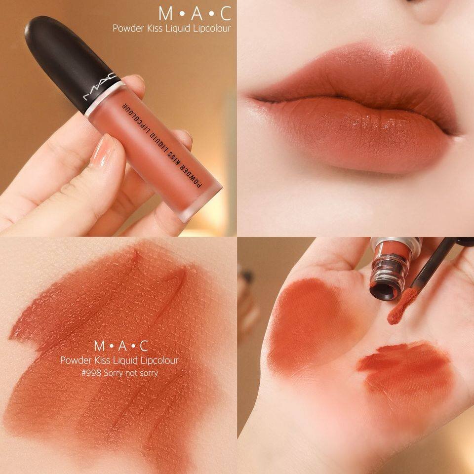 Son kem MAC bảng màu có gì hot? MAC Powder Kiss Liquid Lipcolour ...