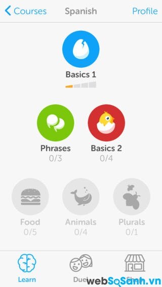 Ứng dụng Duolingo. Nguồn Internet