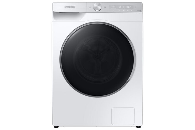 Máy giặt Samsung AI 9kg WW90TP44DSH/SV có màu trắng thanh lịch