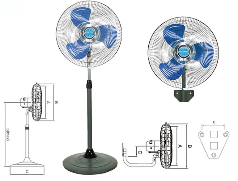 Quạt cây Komasu KM450 IN