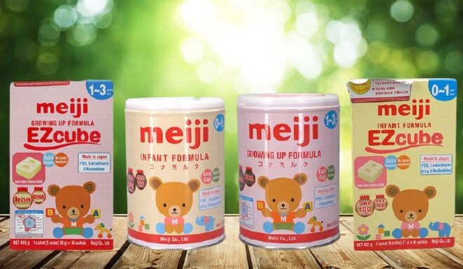 Sữa Meiji của Nhật Bản