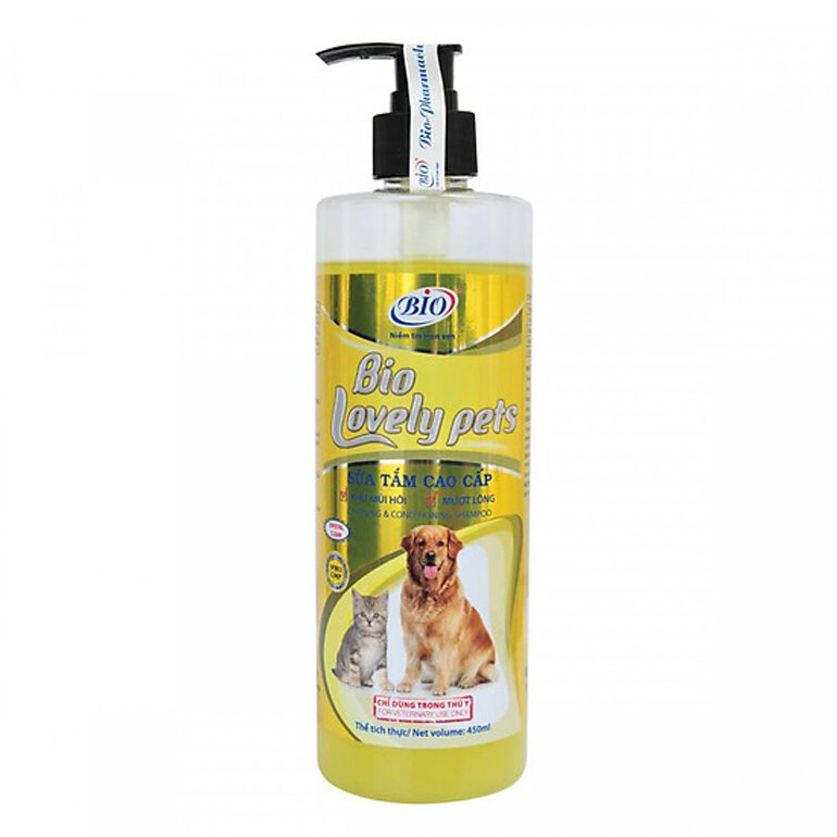 Sữa tắm chống rụng lông khử mùi mượt lông chống ve - Lovely pet Premium 450ml