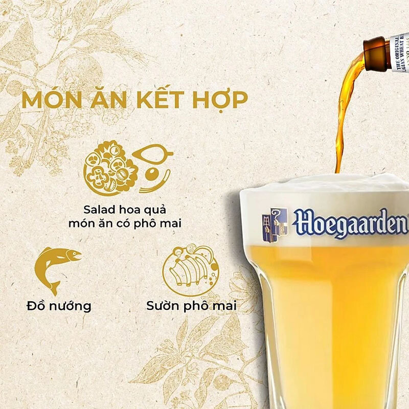 Bia Hoegaarden White vị truyền thống của Bỉ
