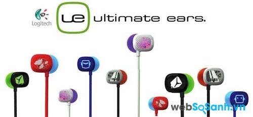 Tai nghe Logitech Ultimate Ears 100 với thiết kế đầy cá tính