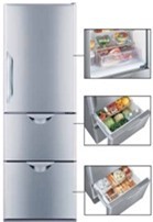Tủ lạnh Hitachi R-S37SVG - 365 lít, 3 cửa, Inverter