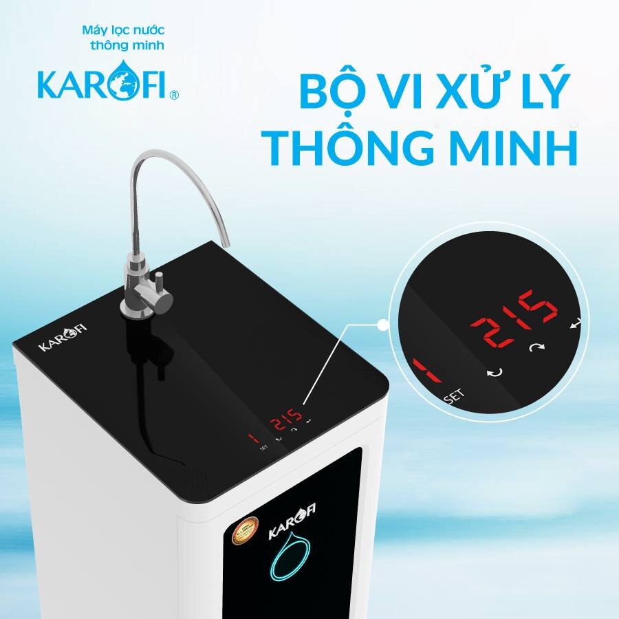 Bộ vi xử lý thông minh hoàn hảo của máy lọc nước Optimus O-i229/A Karofi 