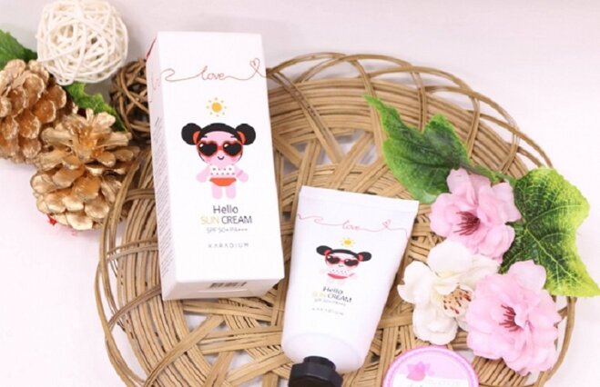 Kem chống nắng Karadium Pucca Love Edition Hello Sun Cream