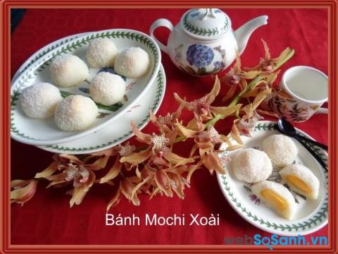 Bánh trung thu mochi nhân xoài