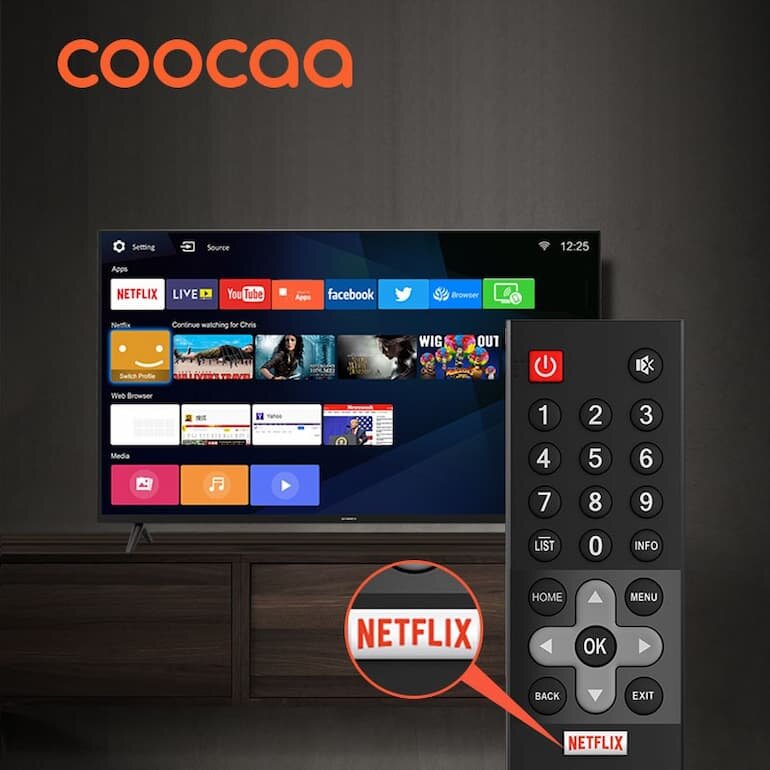 Tivi Coocaa HD 55 inch Wifi 55S6G Pro Max có khả năng khai thác nhiều hơn 