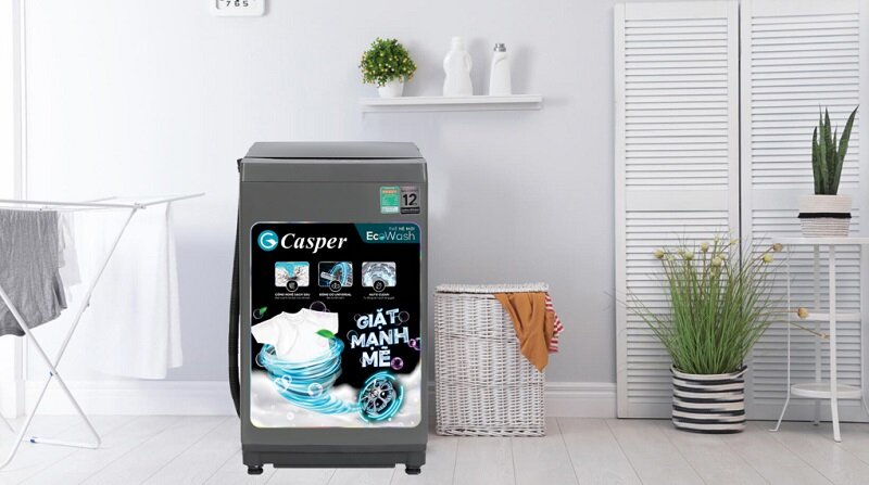 Đánh giá máy giặt Casper 8.5 kg WT-85NG1: Giá chưa tới 4 triệu mà chất lượng rất tốt
