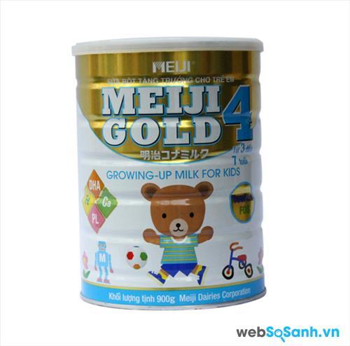 Sữa bột Meiji gold 4 (nguồn: internet)