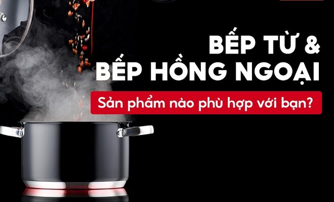 bếp hồng ngoại và bếp từ