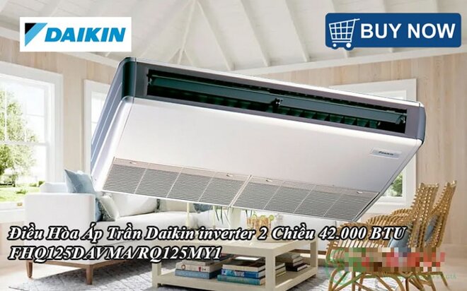 Điều hòa Dakin 2 chiều FHQ125DAVMA/RQ125MY1 trang bị công nghệ inverter tiết kiệm điện