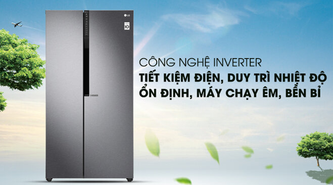 Công nghệ Linear Inverter tủ lạnh LG Inverter 613 lít GR-B247JDS