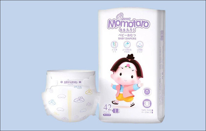 Bỉm Momotaro - bỉm đắt chất lượng tốt cho bé của Việt Nam