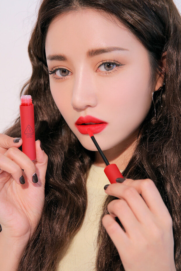 Bảng màu son kem 3CE Velvet Lip Tint