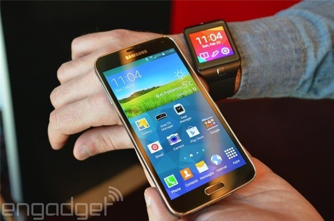 Galaxy S5 chính thức ra mắt: Màn hình 5,1 inch, máy quét vân tay, cảm biến đo nhịp tim