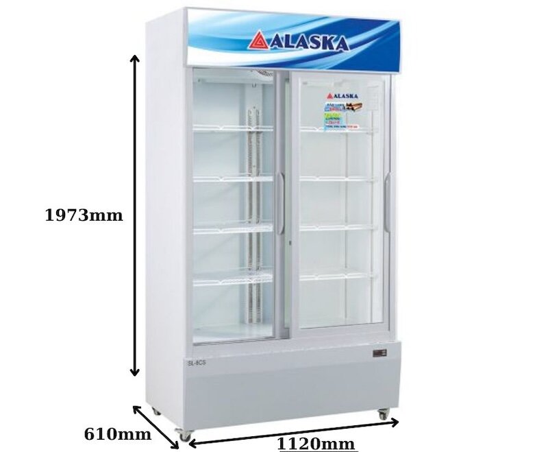 9 lý do nên lựa chọn tủ mát Alaska 800 lít SL-8CS cho các cửa hàng kinh doanh thực phẩm