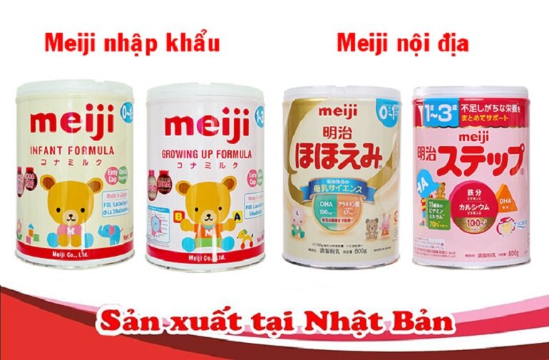 Cả 2 dòng sữa đều có nguồn gốc Nhật Bản