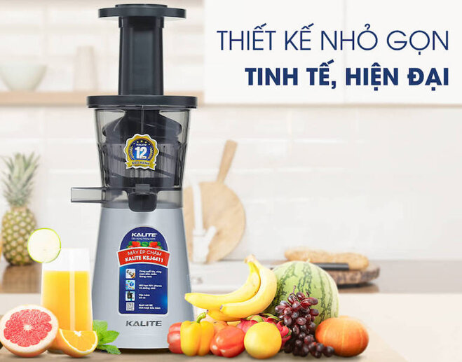 Máy ép chậm KaLite KSJ4411 có thiết kế nhỏ gọn