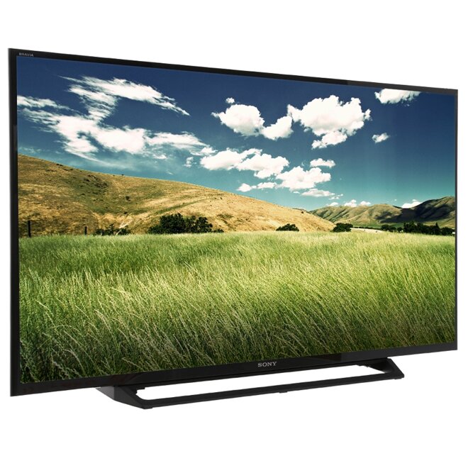 Smart tivi 32 inch của Sony với đường viền đen mỏng, đem đến trải nghiệm hình ảnh sâu, sống động khi xem