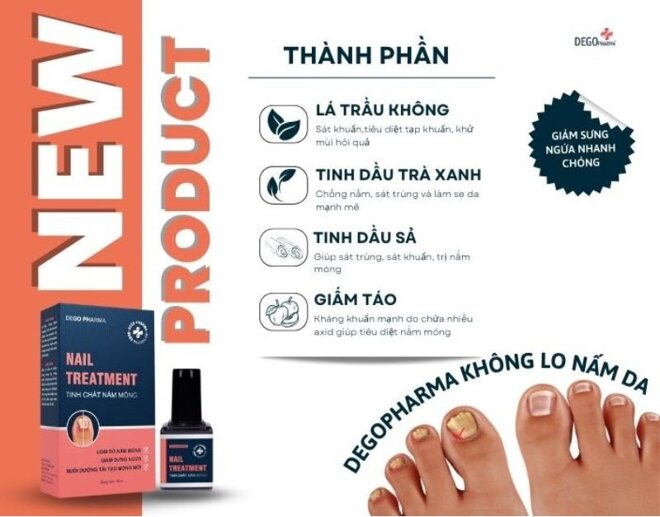 Thành phần tinh chất nấm móng Dego Pharma Nail Treatment