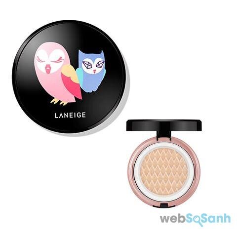 Phấn nước Laneige Lucky Chouette BB Cushion Pore Control có thiết kế đẹp và xinh xắn 