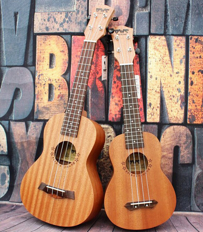 Ukulele soprano gỗ trơn BWS 33A12