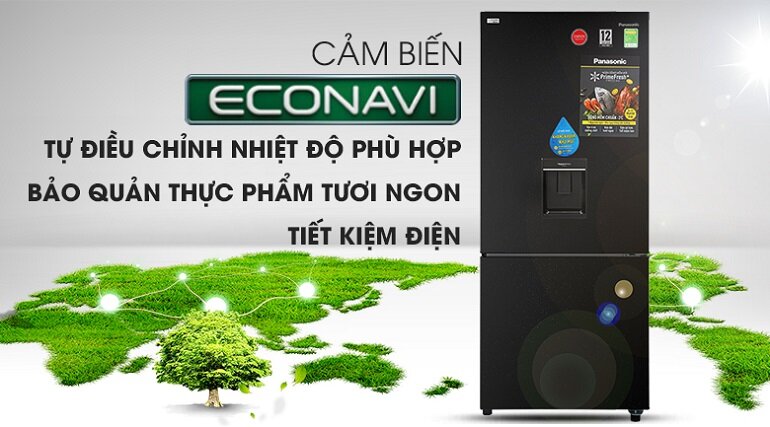 Review tủ lạnh Panasonic Inverter 368 lít NR-BX410WKVN