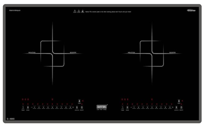 Bếp từ đôi Giovani G-666 S